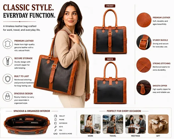 Black_Leather_Large_Capacity_Laptop_Tote_Bag_For_Women