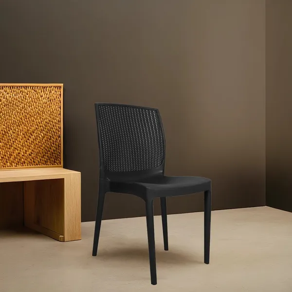 Plastic_Contemporary_Mesh_Back_Black_Dining_Chair