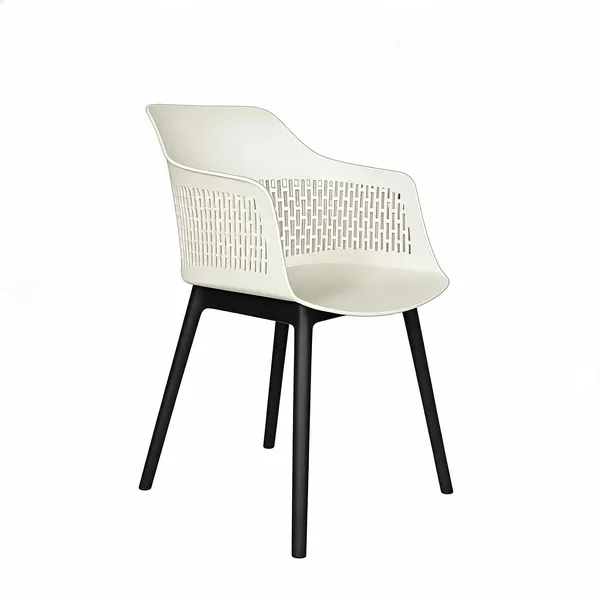 Plastic_Perforated_Back_White_Dining_Chair_With_Black_Legs