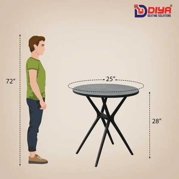 Metal_Outdoor_Black_Round_Folding_Table