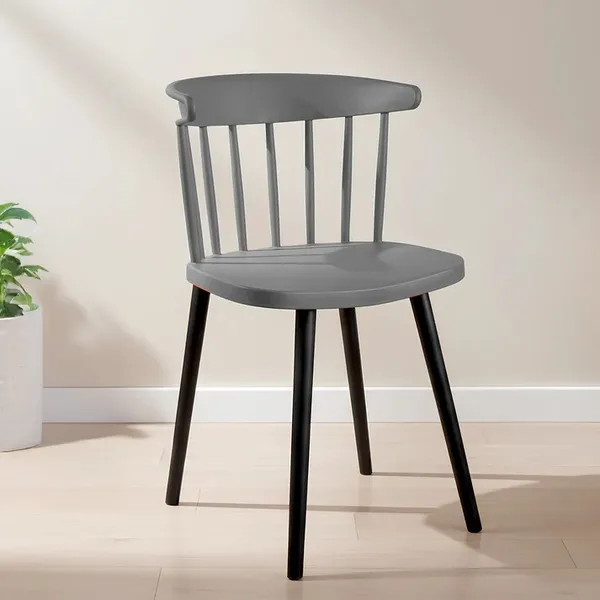 Plastic_Windsor_Style_Grey_Dining_Chair_With_Black_Legs