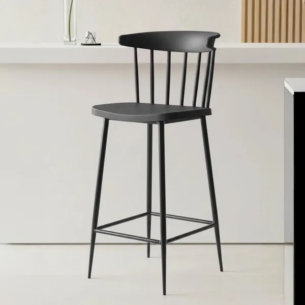 Plastic_Windsor_Style_Grey_Bar_Stool_With_Backrest
