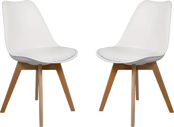Plastic_Mid-Century_Modern_White_Dining_Chair_With_Wooden_Legs