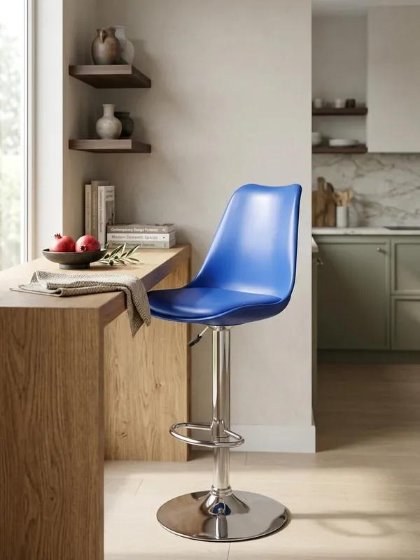 Plastic_Modern_Adjustable_Height_Blue_Bar_Stool