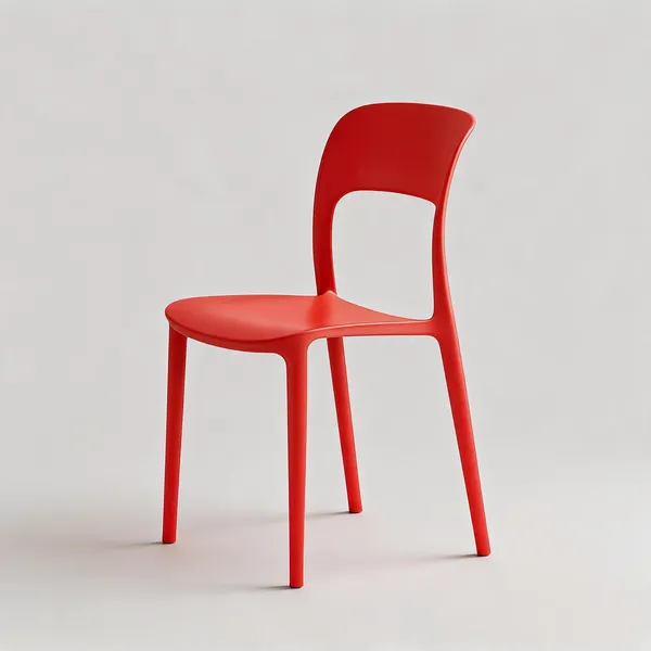 Plastic_Outdoor_Stackable_Red_Chair