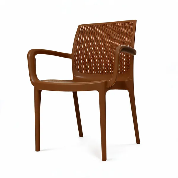 Plastic_Textured_Brown_Indoor_Outdoor_Armchair