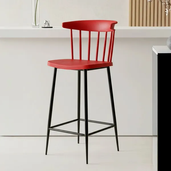 Plastic_Windsor_Style_Red_Bar_Stool