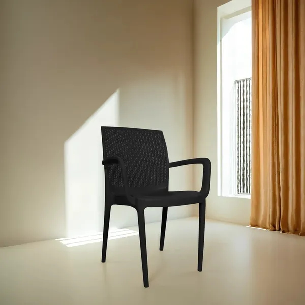 Plastic_Modern_Black_Indoor_Outdoor_Armchair