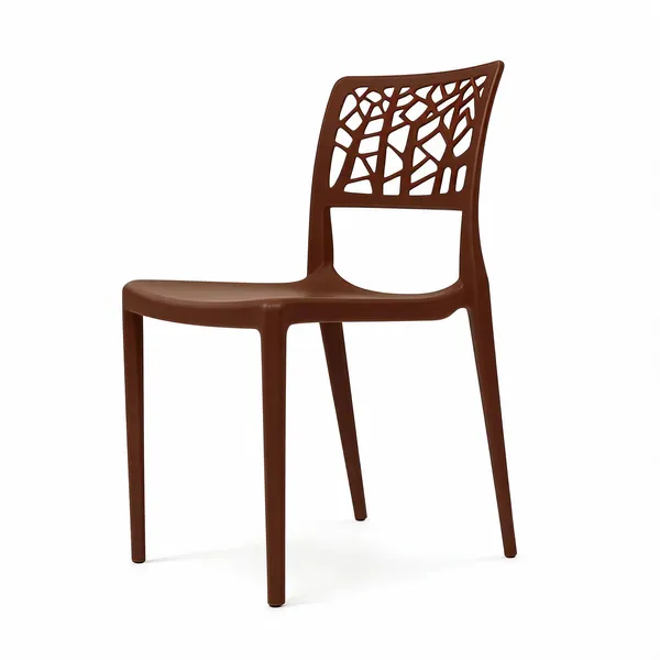 Plastic_Traditional_Carved_Backrest_Brown_Dining_Chair