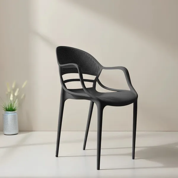 Plastic_Modern_Mesh_Back_Black_Armchair