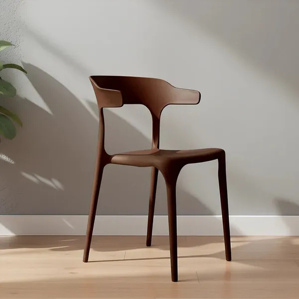 Plastic_Modern_Brown_Dining_Chair