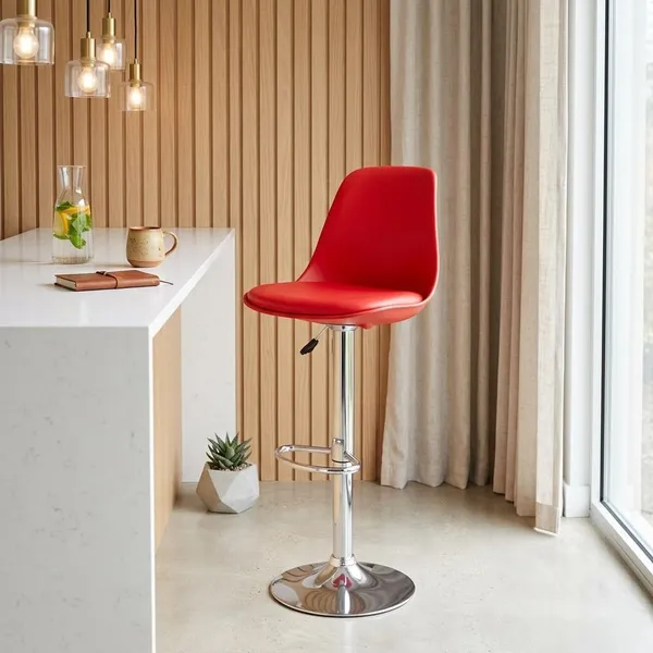 Plastic_Modern_Adjustable_Red_Bar_Stool