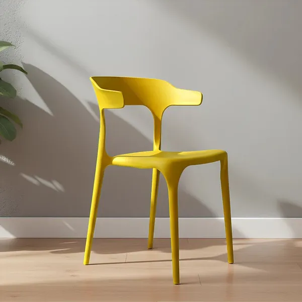 Plastic_Modern_Stackable_Yellow_Dining_Chair