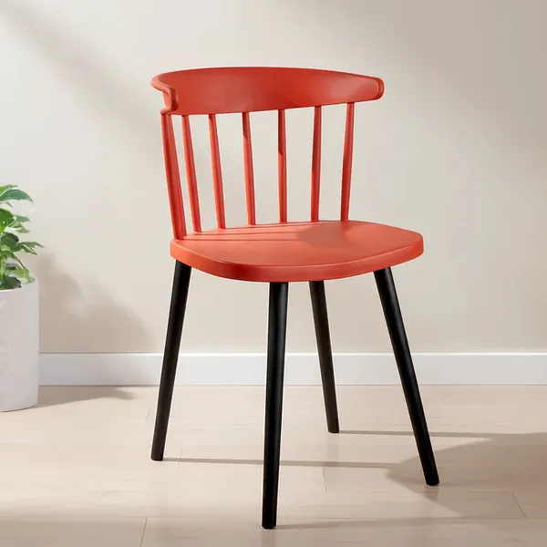 Plastic_Windsor_Style_Orange_Dining_Chair_With_Black_Legs