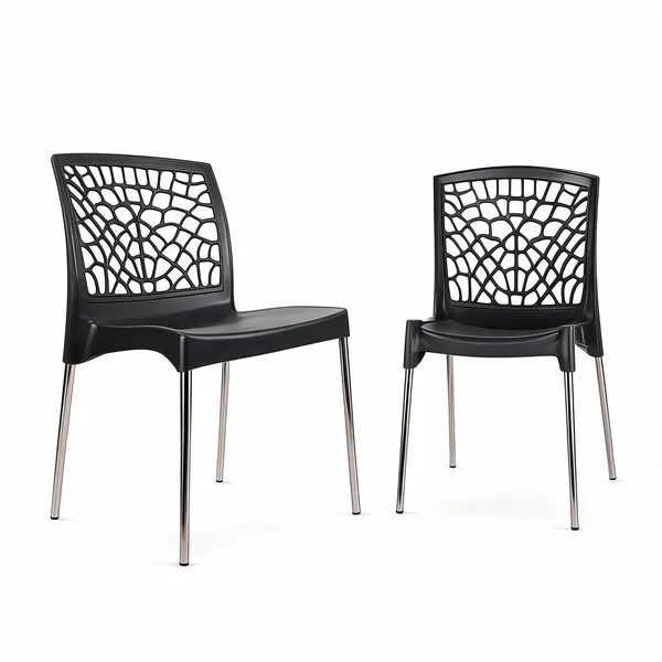 Plastic_Contemporary_Black_Patterned_Dining_Chair