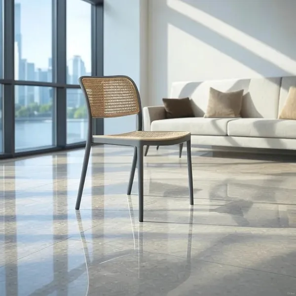 Rattan_Weave_Modern_Grey_Beige_Dining_Chair_With_Metal_Frame