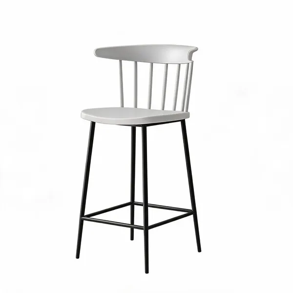 Plastic_Modern_White_Bar_Stool_With_Black_Metal_Legs