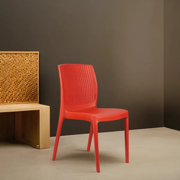 Plastic_Contemporary_Mesh_Back_Red_Dining_Chair