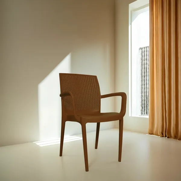Plastic_Textured_Brown_Indoor_Outdoor_Armchair
