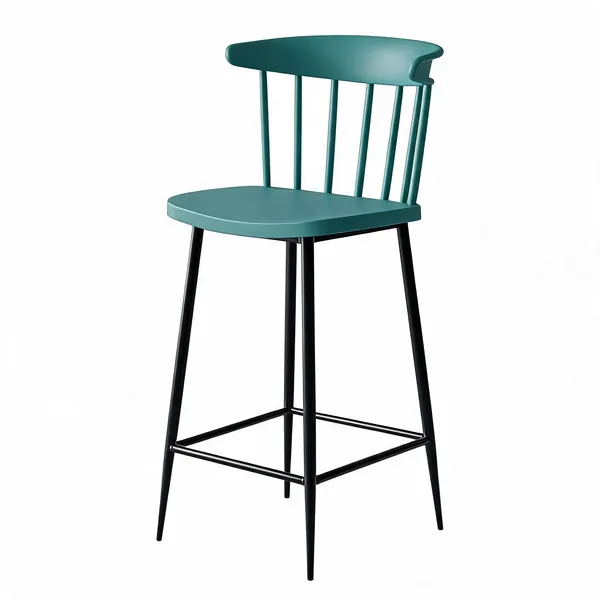 Plastic_Contemporary_Teal_Seat_Bar_Stool_With_Back_Support