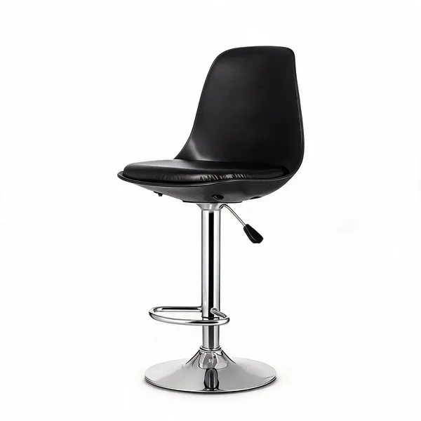 Plastic_Modern_Black_Adjustable_Height_Bar_Stool