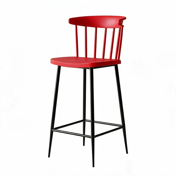Plastic_Windsor_Style_Red_Bar_Stool