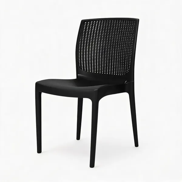 Plastic_Contemporary_Mesh_Back_Black_Dining_Chair