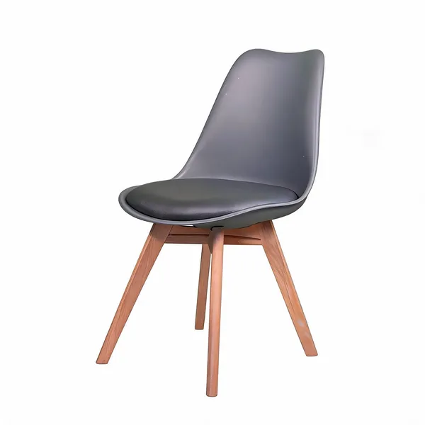 Plastic_Mid-Century_Modern_Grey_Dining_Chair