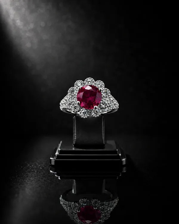 Silver_And_Pink_Ruby_Stone_Floral_Halo_Ring_For_Women