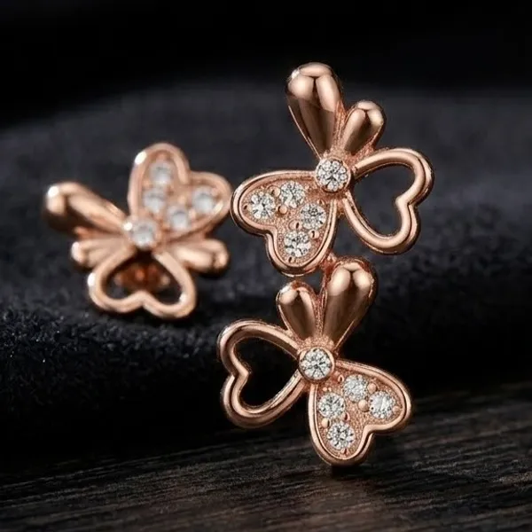 Rose_Gold_925_Sterling_Floral_Crystal_Stud_Earrings_For_Women