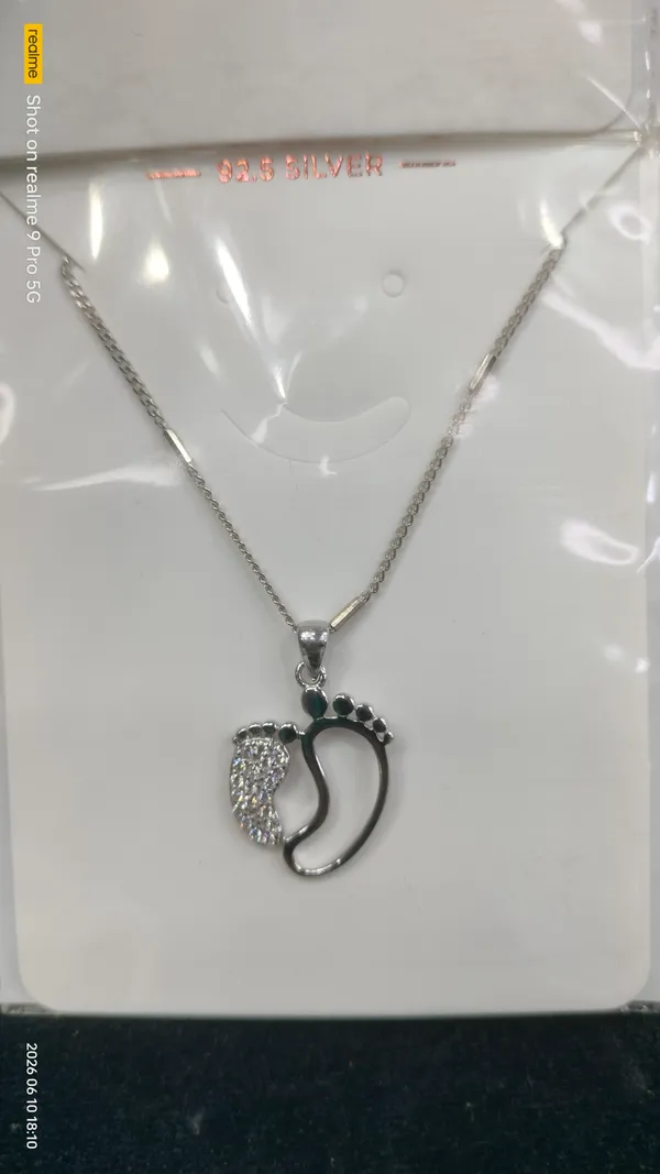 Silver_925_Sterling_Baby_Feet_Pendant_Necklace_For_Women
