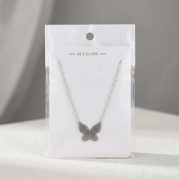 Silver_925_Sterling_Butterfly_Charm_Necklace_For_Women