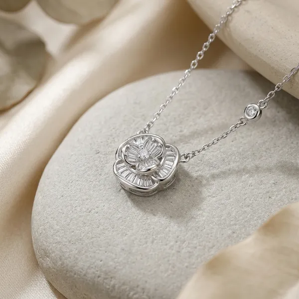 Silver_925_Sterling_Floral_Spiral_Pendant_Necklace_For_Women
