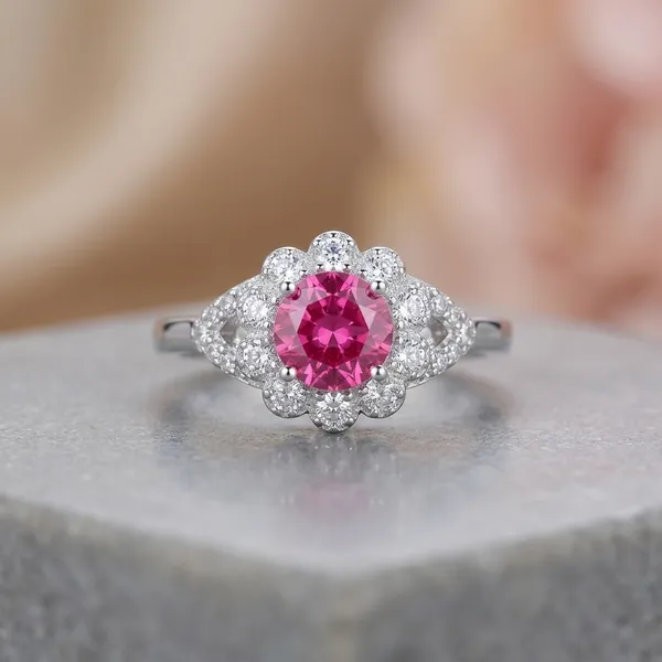 Silver_And_Pink_Ruby_Stone_Floral_Halo_Ring_For_Women