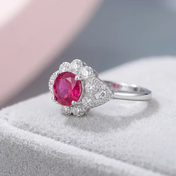 Silver_And_Pink_Ruby_Stone_Floral_Halo_Ring_For_Women