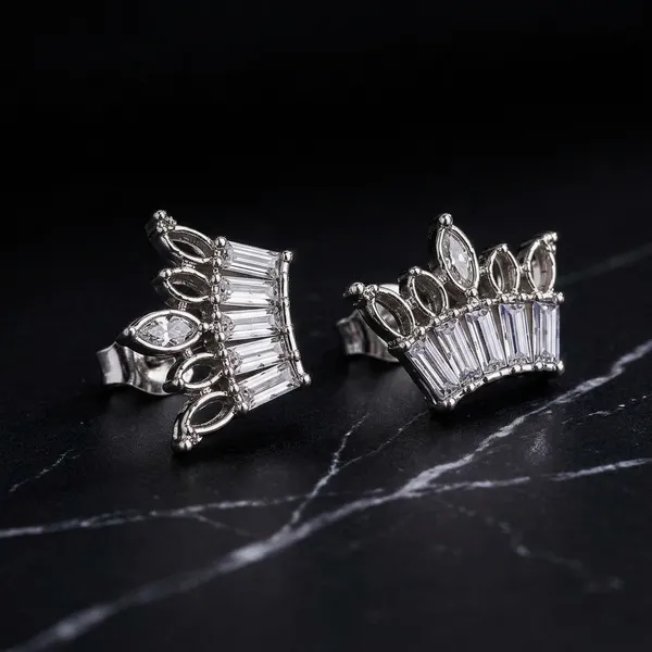 Silver_925_Sterling_Crystal_Crown_Baguette_Marquise_Stud_Earrings_For_Women