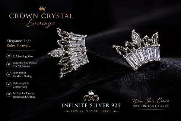 Silver_925_Sterling_Crystal_Crown_Baguette_Marquise_Stud_Earrings_For_Women