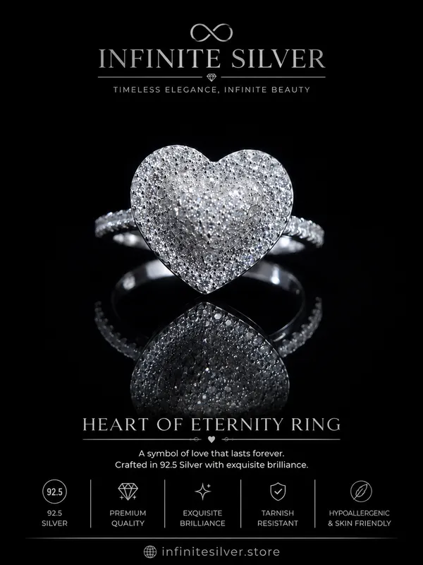 Silver_Heart_Shaped_Diamond_Studded_Ring_For_Women