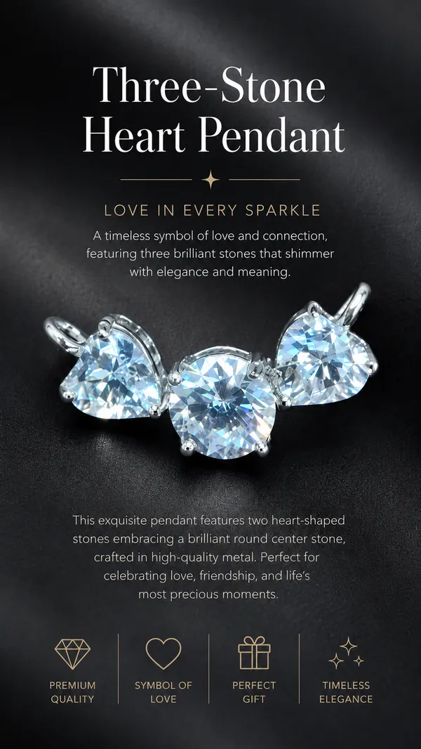 Silver_92.50_Elegant_Heart_Crystal_Pendant