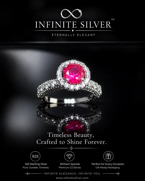 Silver_Plated_Pink_Stone_Halo_Engagement_Ring_For_Women