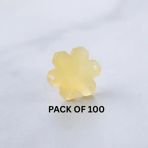 Pack_of_100_Translucent_Yellow_Flower_Shaped_Craft_Embellishment