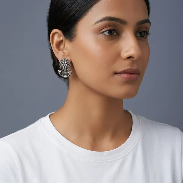 Silver_Alloy_Metal_Premium_And_Fancy_Design_Stud_Earrings_For_Women