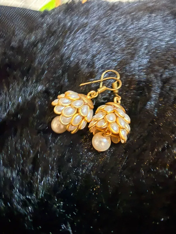 Yellow_Alloy_Metal_Premium_And_Fancy_Design_Jhumka_Earrings_For_Women