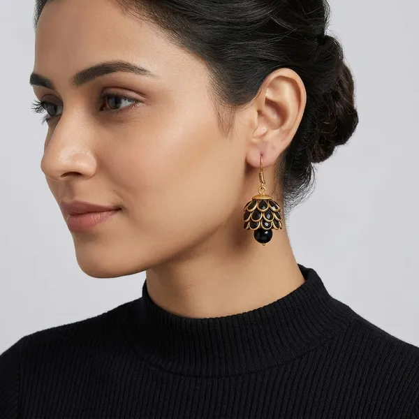Black_And_Gold_Alloy_Metal_Premium_And_Fancy_Design_Drop_Earrings_For_Women