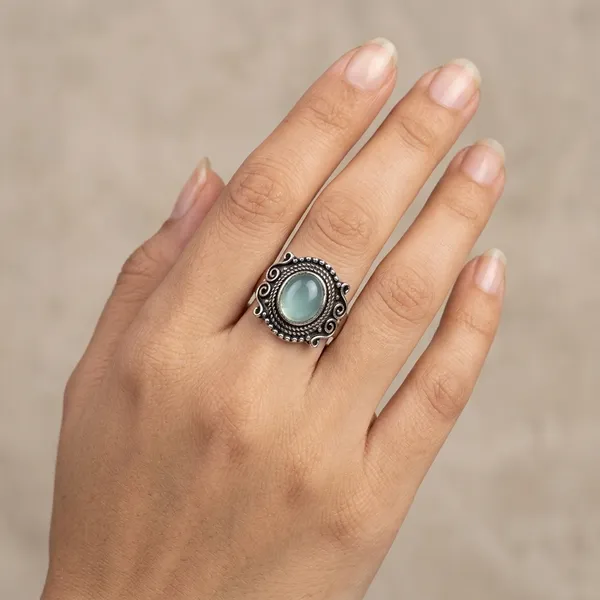 Silver_And_Green_Oxidised_Premium_And_Fancy_Design_Ring_For_Women