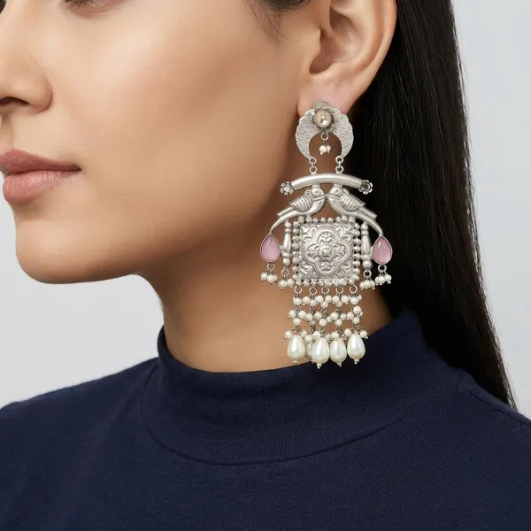 Cream_And_Silver_Oxidised_Premium_And_Fancy_Design_Chandbali_Earrings_For_Women