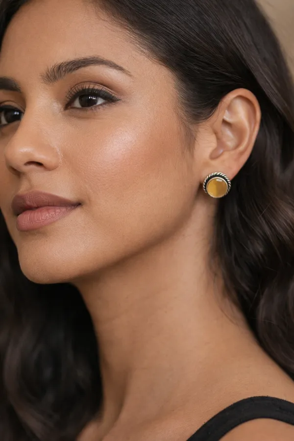 Silver_And_Yellow_Oxidised_Premium_And_Fancy_Design_Stud_Earrings_For_Women_Pack_Of_2