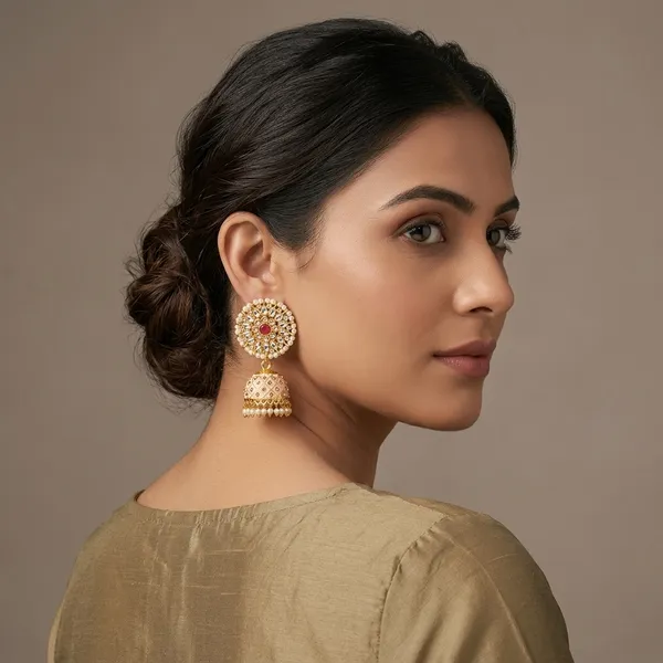 Gold_Plated_Alloy_Metal_Premium_And_Fancy_Design_Jhumka_Earrings_For_Women
