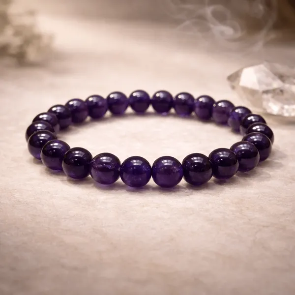 Purple_Amethyst_Gemstone_Bead_Bracelet_For_Meditation