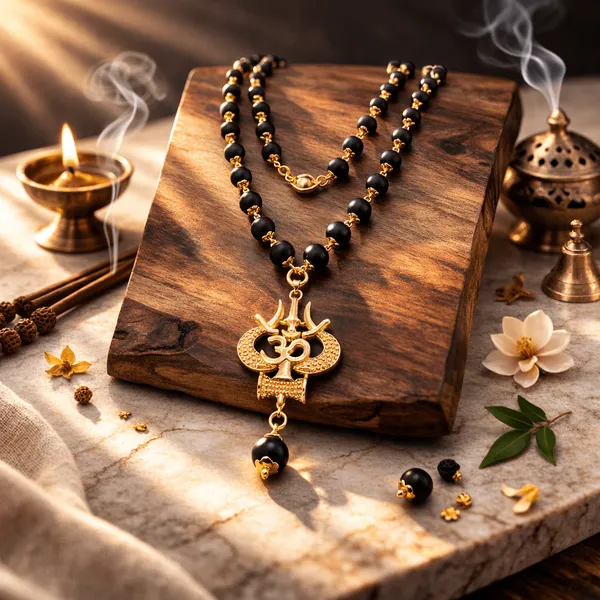 Premium_Black_Karungali_Mala_with_Gold_Om_Trishul_Pendant